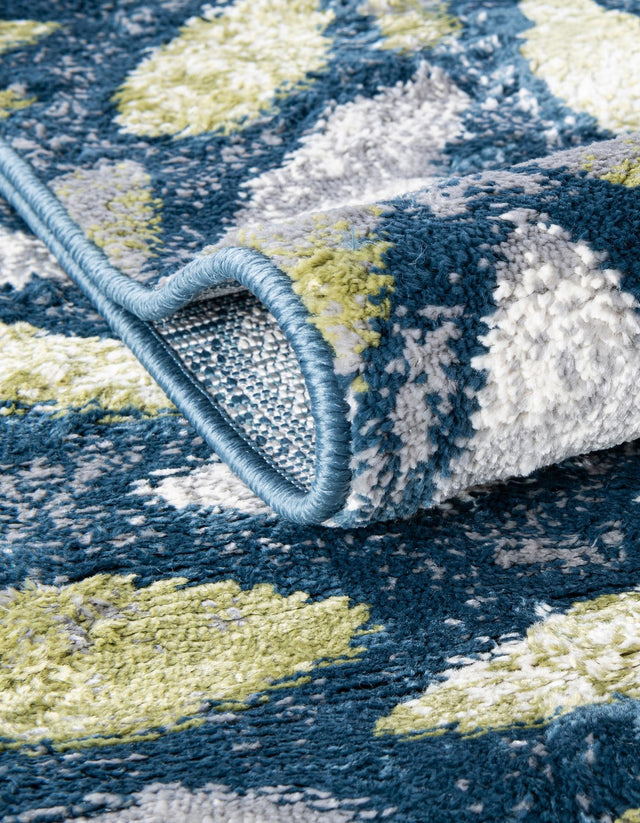 Navy Blue 2' 7 x 10' Sumter Runner Area Rug Contemporary Durable Easy Clean Carpet for Bedrooms, Living Areas, Dining, Office, Dorms for Sale at Rug Engine