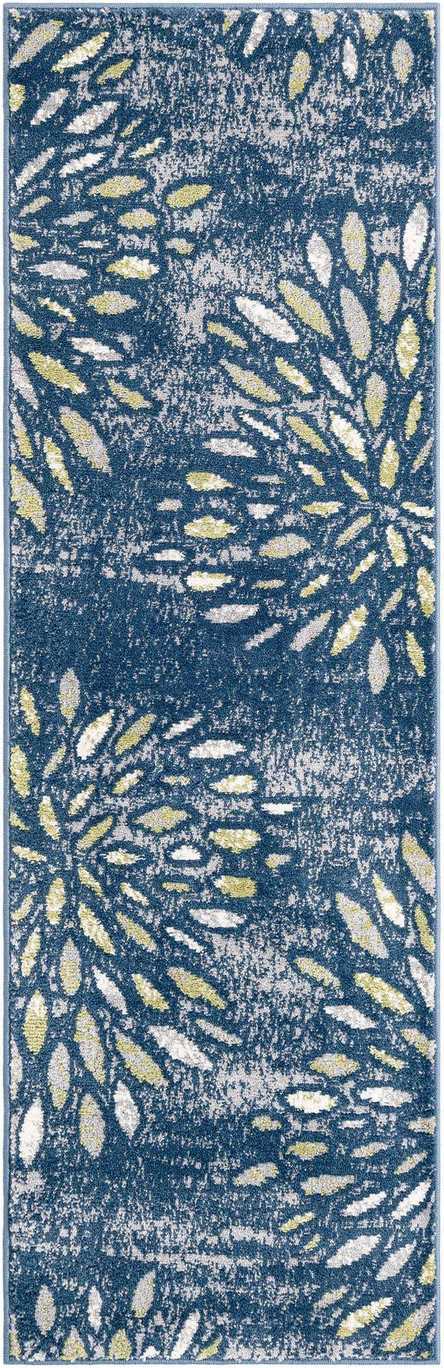 Navy Blue 2' x 6' 1 Sumter Runner Area Rug Contemporary Durable Easy Clean Carpet for Bedrooms, Living Areas, Dining, Office, Dorms for Sale at Rug Engine