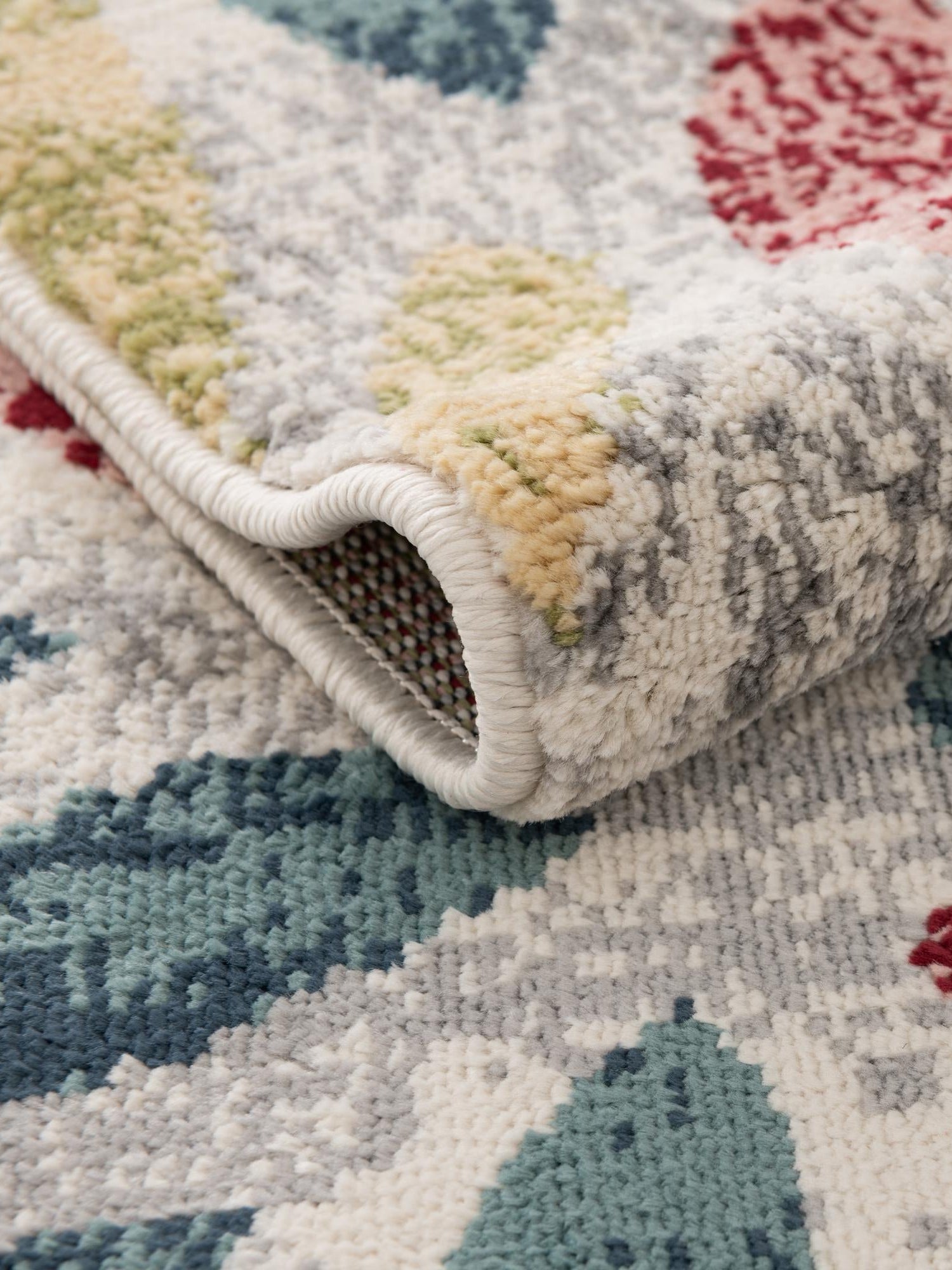 Multicolor 8' x 10' Sumter Rectangle Area Rug Contemporary Durable Easy Clean Carpet for Bedrooms, Living Areas, Dining, Office, Dorms for Sale at Rug Engine
