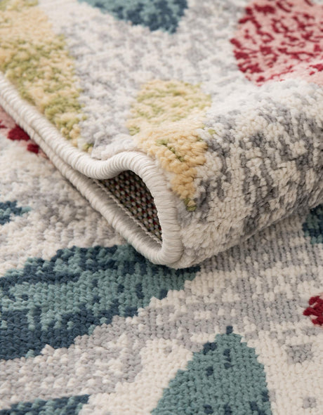 Multicolor 8' x 10' Sumter Rectangle Area Rug Contemporary Durable Easy Clean Carpet for Bedrooms, Living Areas, Dining, Office, Dorms for Sale at Rug Engine
