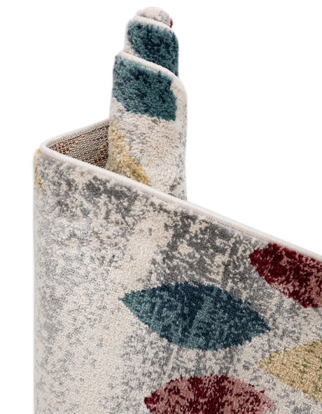 Multicolor 8' x 10' Sumter Rectangle Area Rug Contemporary Durable Easy Clean Carpet for Bedrooms, Living Areas, Dining, Office, Dorms for Sale at Rug Engine