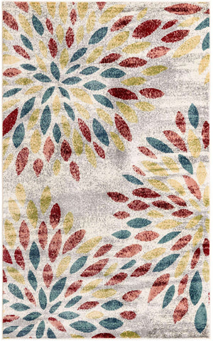 Multicolor 5' 1 x 8' Sumter Rectangle Area Rug Contemporary Durable Easy Clean Carpet for Bedrooms, Living Areas, Dining, Office, Dorms for Sale at Rug Engine