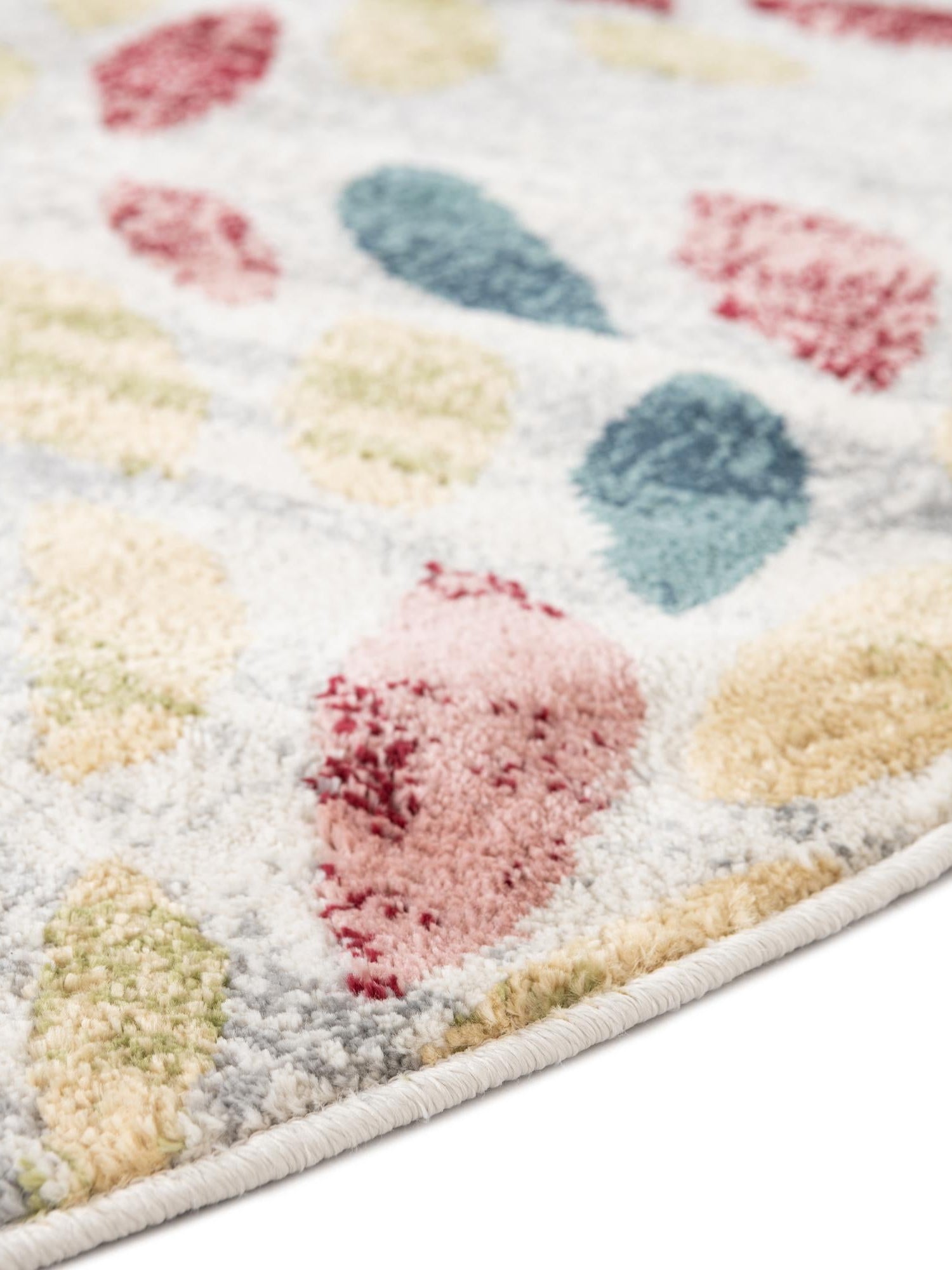 Multicolor 5' 1 x 5' 1 Sumter Round Area Rug Contemporary Durable Easy Clean Carpet for Bedrooms, Living Areas, Dining, Office, Dorms for Sale at Rug Engine