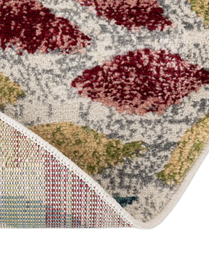 Multicolor 4' 1 x 4' 1 Sumter Round Area Rug Contemporary Durable Easy Clean Carpet for Bedrooms, Living Areas, Dining, Office, Dorms for Sale at Rug Engine