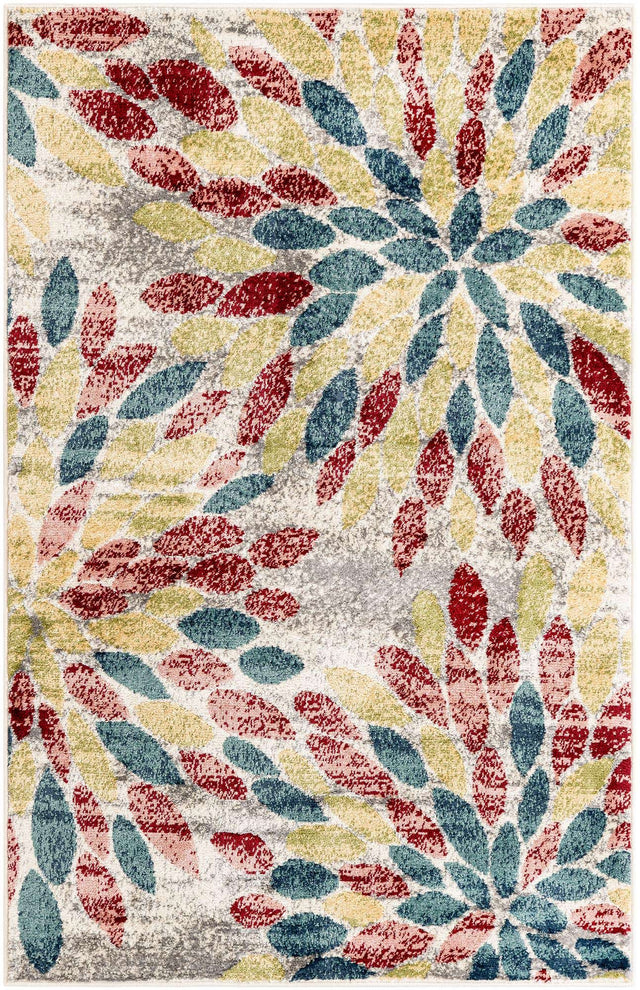 Multicolor 4' 1 x 6' 1 Sumter Rectangle Area Rug Contemporary Durable Easy Clean Carpet for Bedrooms, Living Areas, Dining, Office, Dorms for Sale at Rug Engine