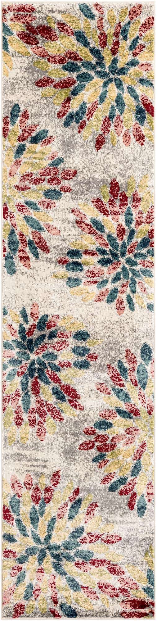Multicolor 2' 7 x 10' Sumter Runner Area Rug Contemporary Durable Easy Clean Carpet for Bedrooms, Living Areas, Dining, Office, Dorms for Sale at Rug Engine