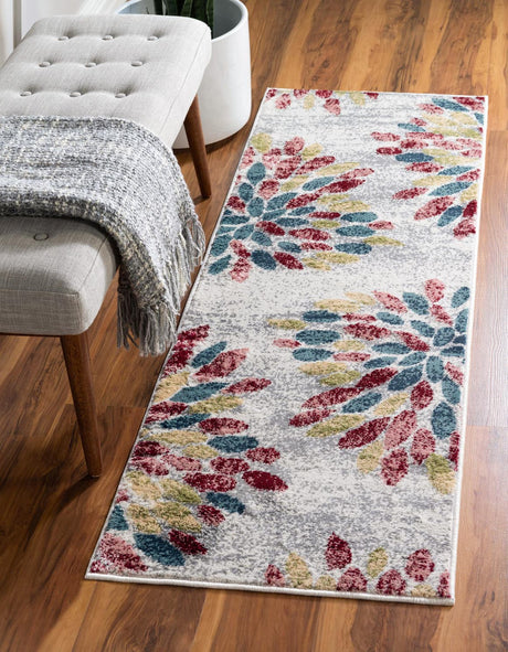 Multicolor 2' 7 x 10' Sumter Runner Area Rug Contemporary Durable Easy Clean Carpet for Bedrooms, Living Areas, Dining, Office, Dorms for Sale at Rug Engine