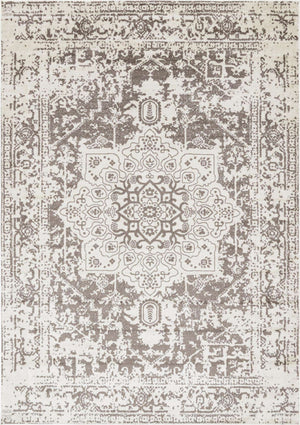 White 10' x 14' 1 Richmond Rectangle Area Rug Vintage Distressed Look Traditional Design Carpet for Unique Home Interior Design for Sale at Rug Engine