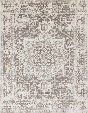 White 7' 10 x 10' Richmond Rectangle Area Rug Vintage Distressed Look Traditional Design Carpet for Unique Home Interior Design for Sale at Rug Engine