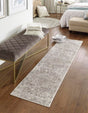 White 2' x 8' Richmond Runner Area Rug Vintage Distressed Look Traditional Design Carpet for Unique Home Interior Design for Sale at Rug Engine