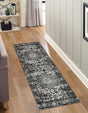 Dark Gray 2' x 8' Richmond Runner Area Rug Vintage Distressed Look Traditional Design Carpet for Unique Home Interior Design for Sale at Rug Engine