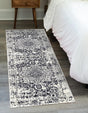 Blue 2' 7 x 12' Richmond Runner Area Rug Vintage Distressed Look Traditional Design Carpet for Unique Home Interior Design for Sale at Rug Engine