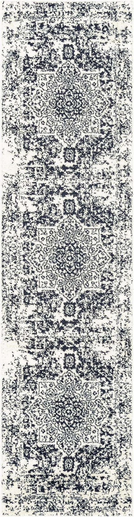 Blue 2' x 8' Richmond Runner Area Rug Vintage Distressed Look Traditional Design Carpet for Unique Home Interior Design for Sale at Rug Engine