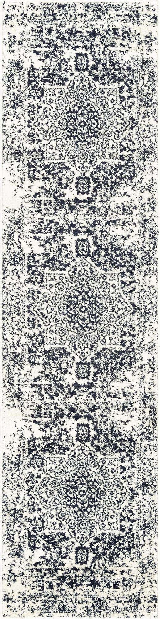 Blue 2' x 8' Richmond Runner Area Rug Vintage Distressed Look Traditional Design Carpet for Unique Home Interior Design for Sale at Rug Engine