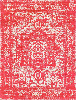 Pink 10' x 13' 1 Richmond Rectangle Area Rug Vintage Distressed Look Traditional Design Carpet for Unique Home Interior Design for Sale at Rug Engine