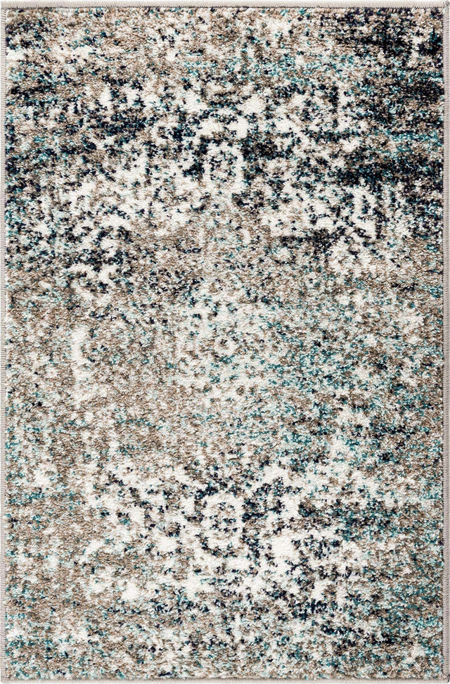 Gray 2' x 3' 1 Richmond Rectangle Area Rug Vintage Distressed Look Traditional Design Carpet for Unique Home Interior Design for Sale at Rug Engine