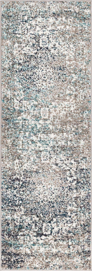 Gray 2' x 6' 1 Richmond Runner Area Rug Vintage Distressed Look Traditional Design Carpet for Unique Home Interior Design for Sale at Rug Engine