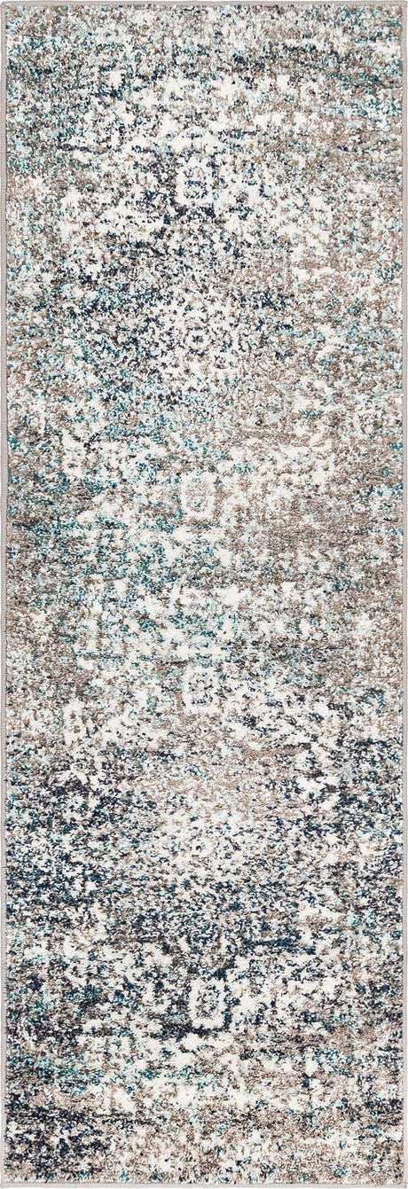 Gray 2' x 6' 1 Richmond Runner Area Rug Vintage Distressed Look Traditional Design Carpet for Unique Home Interior Design for Sale at Rug Engine