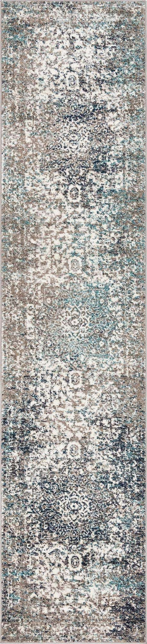 Gray 2' 7 x 12' Richmond Runner Area Rug Vintage Distressed Look Traditional Design Carpet for Unique Home Interior Design for Sale at Rug Engine