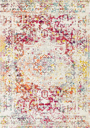 Light Multicolor 10' x 14' 1 Richmond Rectangle Area Rug Vintage Distressed Look Traditional Design Carpet for Unique Home Interior Design for Sale at Rug Engine