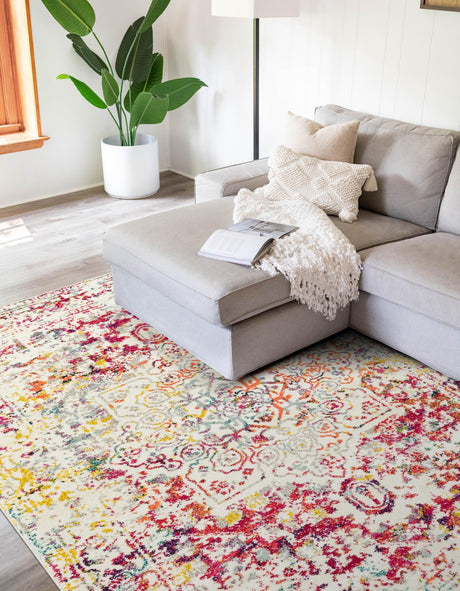 Light Multicolor 10' x 13' 1 Richmond Rectangle Area Rug Vintage Distressed Look Traditional Design Carpet for Unique Home Interior Design for Sale at Rug Engine
