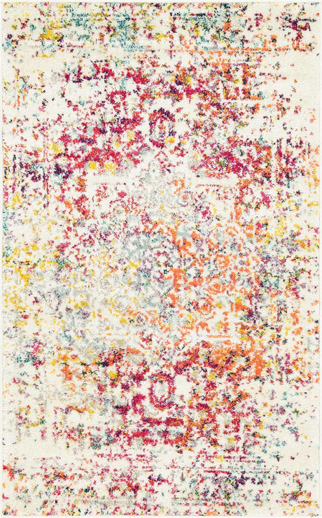 Light Multicolor 3' 1 x 5' 3 Richmond Rectangle Area Rug Vintage Distressed Look Traditional Design Carpet for Unique Home Interior Design for Sale at Rug Engine