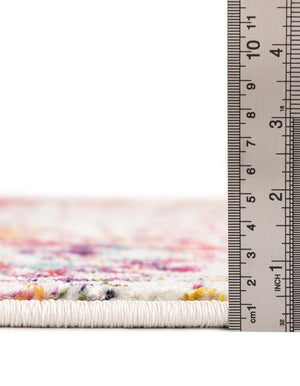 Light Multicolor 6' 1 x 6' 1 Richmond Round Area Rug Vintage Distressed Look Traditional Design Carpet for Unique Home Interior Design for Sale at Rug Engine