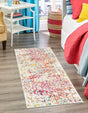 Light Multicolor 2' 7 x 11' Richmond Runner Area Rug Vintage Distressed Look Traditional Design Carpet for Unique Home Interior Design for Sale at Rug Engine