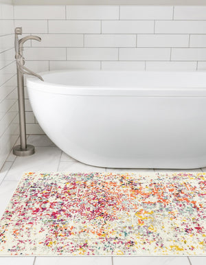 Light Multicolor 2' 7 x 10' Richmond Runner Area Rug Vintage Distressed Look Traditional Design Carpet for Unique Home Interior Design for Sale at Rug Engine