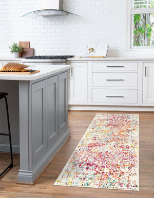 Light Multicolor 2' 7 x 13' 1 Richmond Runner Area Rug Vintage Distressed Look Traditional Design Carpet for Unique Home Interior Design for Sale at Rug Engine