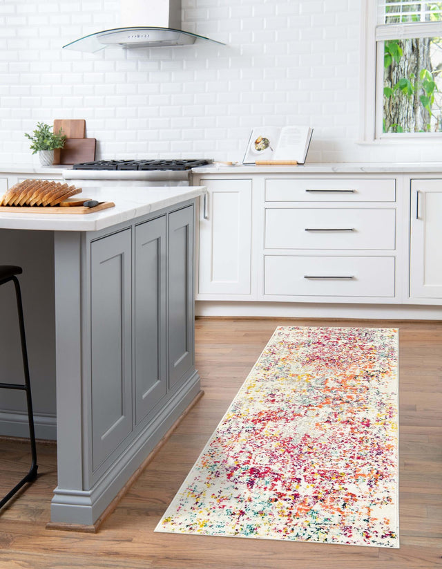 Light Multicolor 2' x 6' 1 Richmond Runner Area Rug Vintage Distressed Look Traditional Design Carpet for Unique Home Interior Design for Sale at Rug Engine