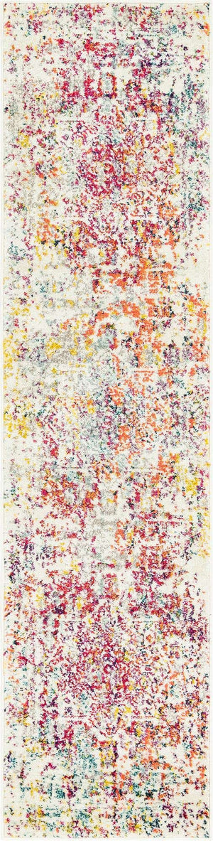 Light Multicolor 2' x 8' Richmond Runner Area Rug Vintage Distressed Look Traditional Design Carpet for Unique Home Interior Design for Sale at Rug Engine