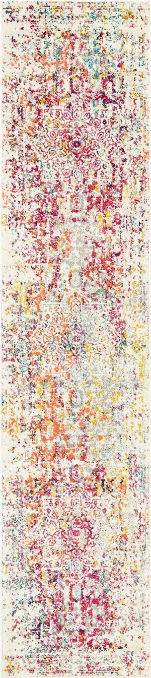 Light Multicolor 2' 7 x 12' Richmond Runner Area Rug Vintage Distressed Look Traditional Design Carpet for Unique Home Interior Design for Sale at Rug Engine