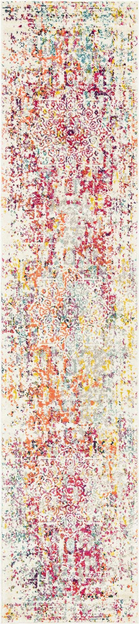 Light Multicolor 2' 7 x 12' Richmond Runner Area Rug Vintage Distressed Look Traditional Design Carpet for Unique Home Interior Design for Sale at Rug Engine