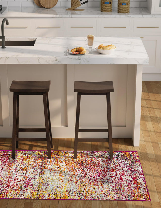 Multicolor 2' 7 x 12' Richmond Runner Area Rug Vintage Distressed Look Traditional Design Carpet for Unique Home Interior Design for Sale at Rug Engine