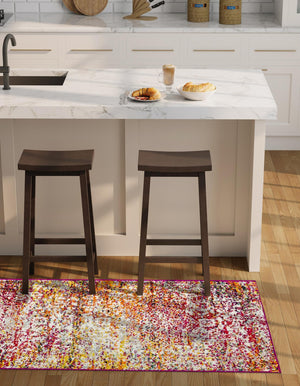 Multicolor 2' x 5' 1 Richmond Runner Area Rug Vintage Distressed Look Traditional Design Carpet for Unique Home Interior Design for Sale at Rug Engine