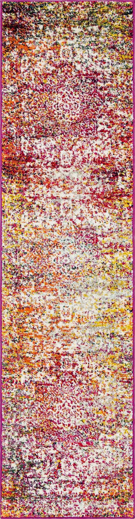 Multicolor 2' x 8' Richmond Runner Area Rug Vintage Distressed Look Traditional Design Carpet for Unique Home Interior Design for Sale at Rug Engine