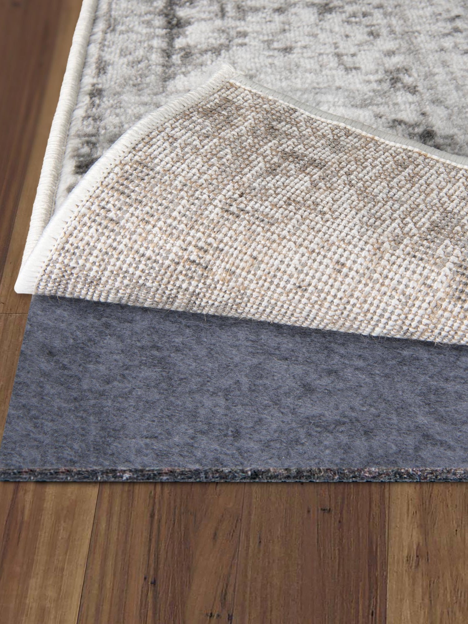 3' x 5' 1 Luxe Oval Area Rug Pad Floor Protection Pad for Under Rugs & Carpet - OVAL SHAPE Sound Dampening Underlayment Cushion for Sale at Rug Engine