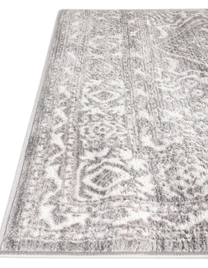 Gray 9' 10 x 14' 1 Boston Rectangle Area Rug 55% Polypropylene & 45% Polyester Easy Clean Traditional Classical Carpet for Contemporary Living Dining Room Office Space for Sale at Rug Engine