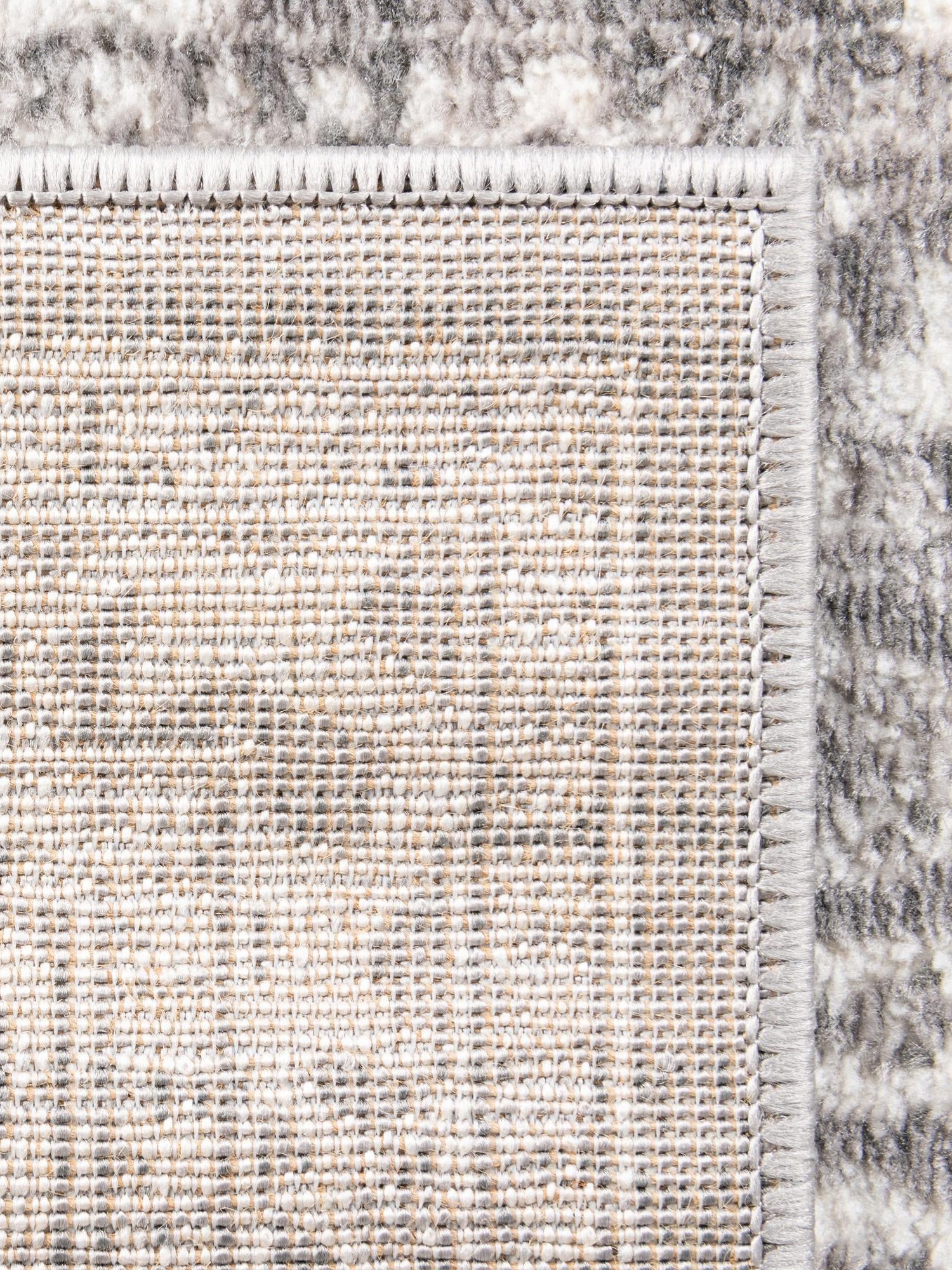 Gray 2' x 6' 1 Boston Runner Area Rug 55% Polypropylene & 45% Polyester Easy Clean Traditional Classical Carpet for Contemporary Living Dining Room Office Space for Sale at Rug Engine