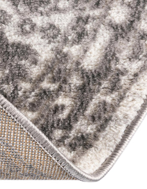 White 7' 10 x 7' 10 Boston Round Area Rug 55% Polypropylene & 45% Polyester Easy Clean Traditional Classical Carpet for Contemporary Living Dining Room Office Space for Sale at Rug Engine