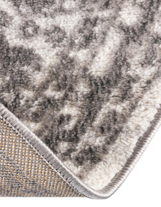 White 7' 10 x 7' 10 Boston Round Area Rug 55% Polypropylene & 45% Polyester Easy Clean Traditional Classical Carpet for Contemporary Living Dining Room Office Space for Sale at Rug Engine