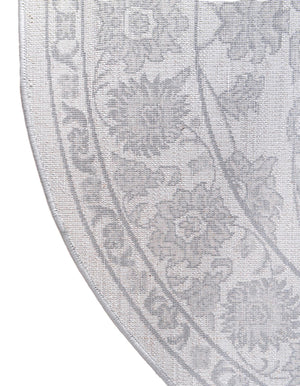 white Gray 7' 10 x 7' 10 Boston Round Area Rug 55% Polypropylene & 45% Polyester Easy Clean Traditional Classical Carpet for Contemporary Living Dining Room Office Space for Sale at Rug Engine