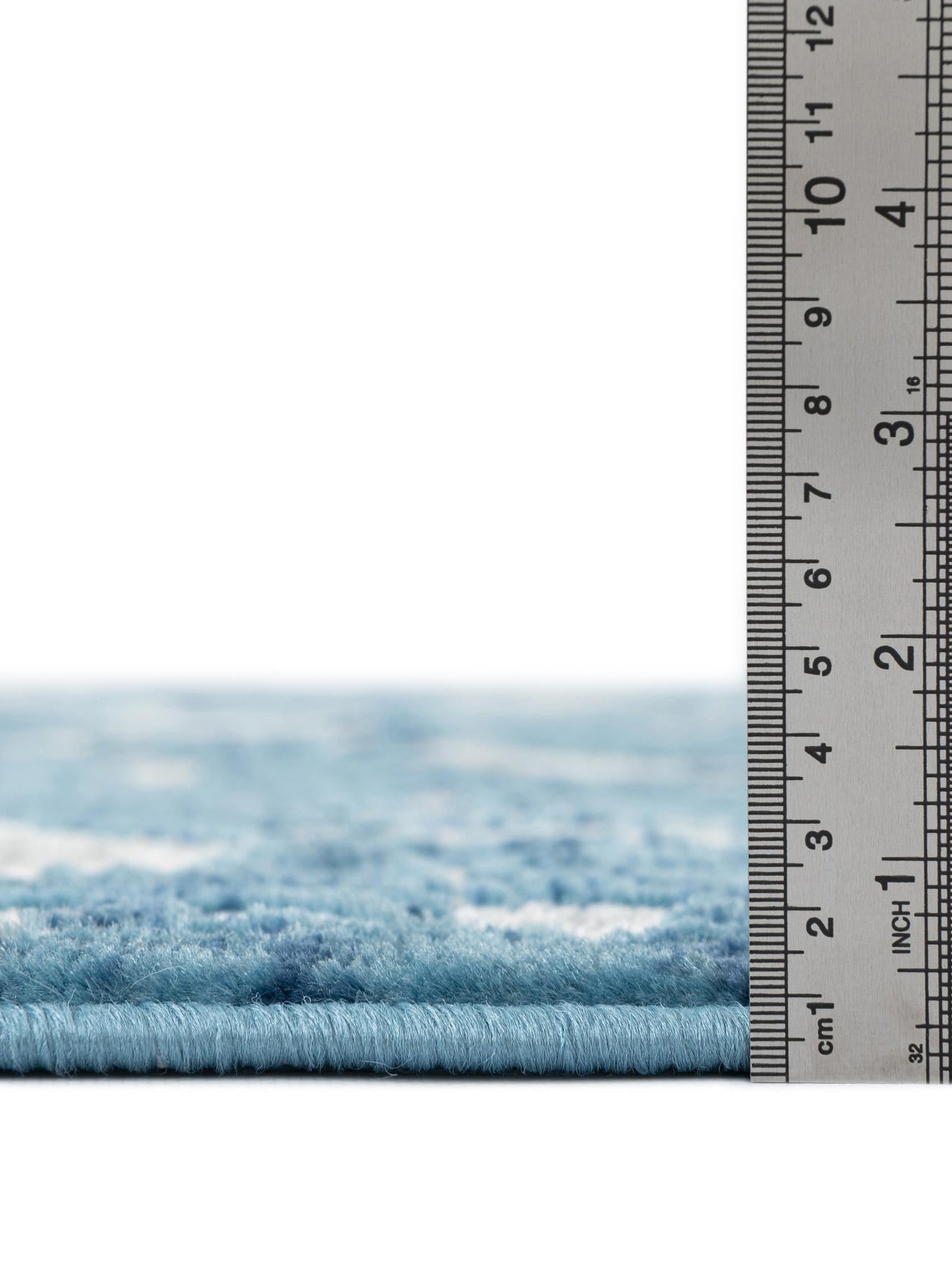 Blue 5' 3 x 7' 1 Boston Rectangle Area Rug 55% Polypropylene & 45% Polyester Easy Clean Traditional Classical Carpet for Contemporary Living Dining Room Office Space for Sale at Rug Engine