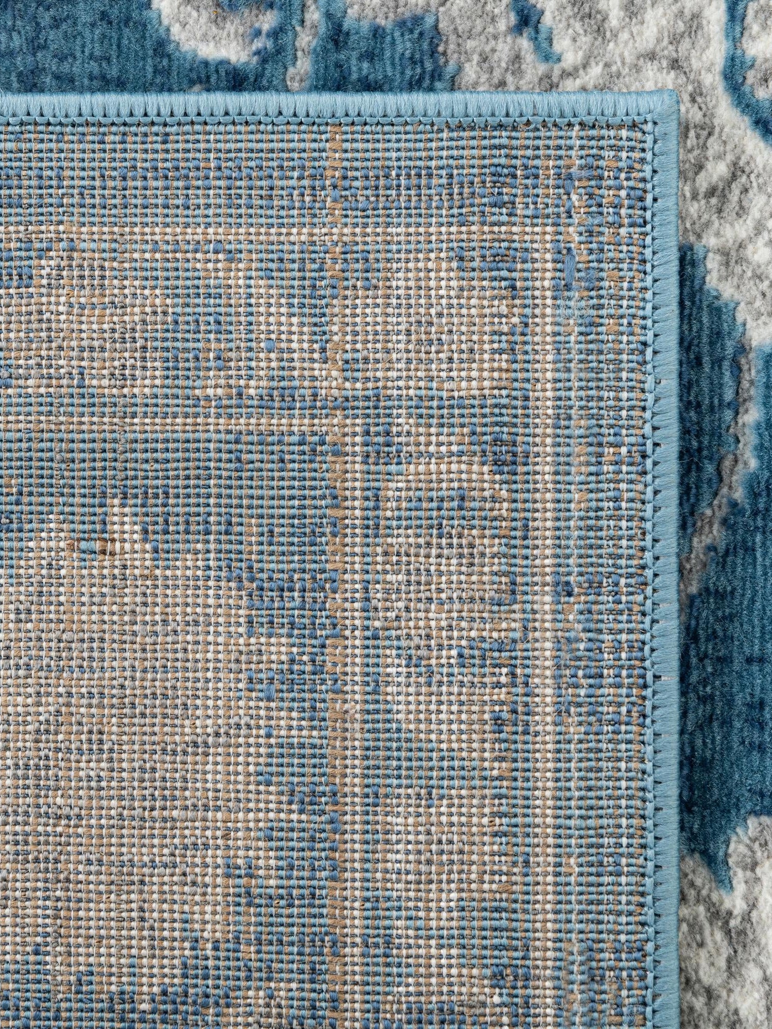 Blue 2' x 3' 1 Boston Rectangle Area Rug 55% Polypropylene & 45% Polyester Easy Clean Traditional Classical Carpet for Contemporary Living Dining Room Office Space for Sale at Rug Engine