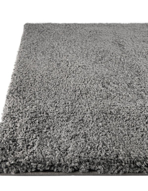 Pebble Gray 8' x 11' Soft Solid Shag Rectangle Area Rug Thick Soft Touch Fluffy & Plush Shaggy Pile
