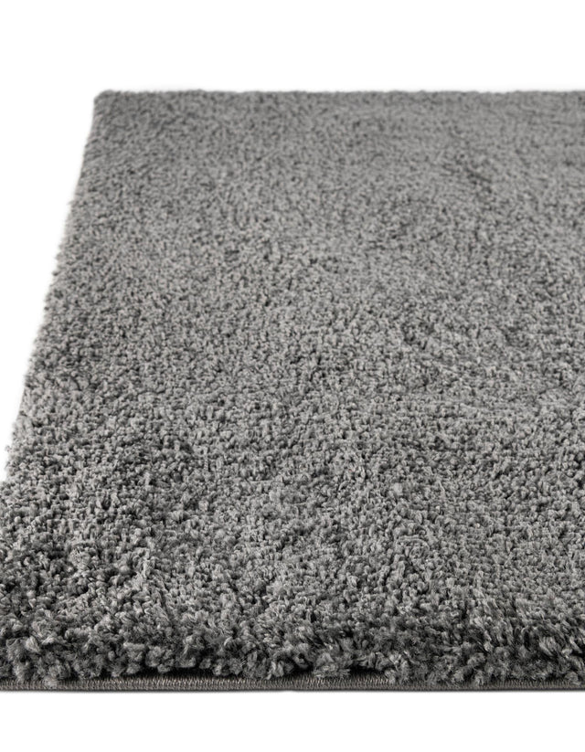 Pebble Gray 8' x 11' Soft Solid Shag Rectangle Area Rug Thick Soft Touch Fluffy & Plush Shaggy Pile