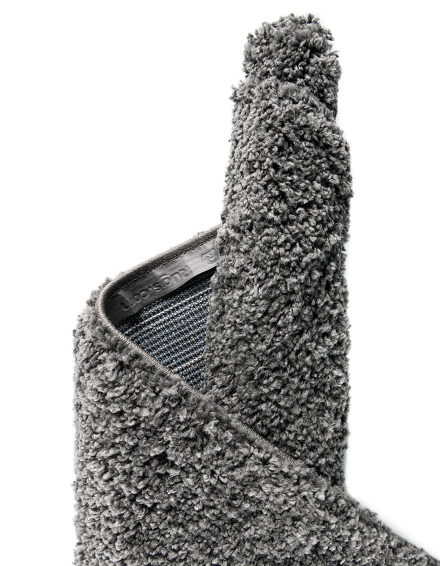 Pebble Gray 8' x 11' Soft Solid Shag Rectangle Area Rug Thick Soft Touch Fluffy & Plush Shaggy Pile