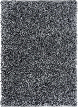Pebble Gray 2' x 2' 11 Soft Solid Shag Rectangle Area Rug Thick Soft Touch Fluffy & Plush Shaggy Pile