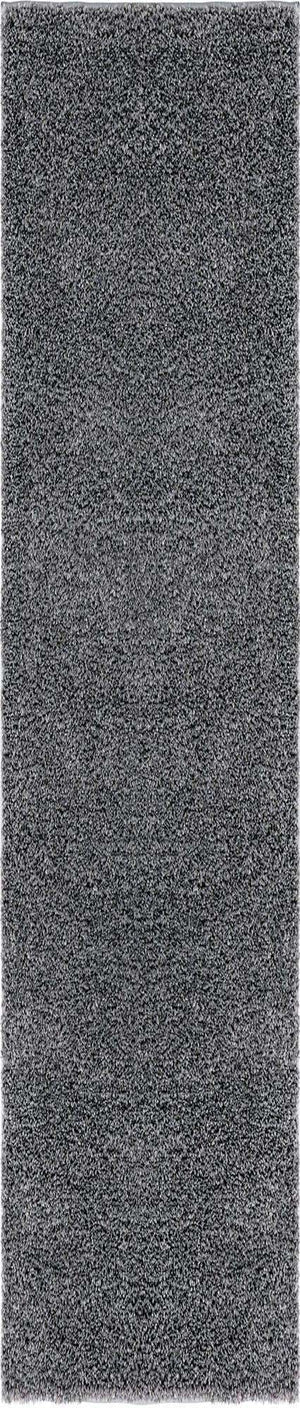 Pebble Gray 2' 7 x 13' 1 Soft Solid Shag Runner Area Rug Thick Soft Touch Fluffy & Plush Shaggy Pile